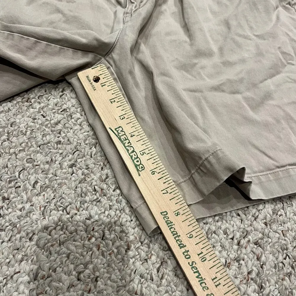 Polo Ralph Lauren Tyler Pleated Chino Shorts Mens 36 Preppy Cotton Casual